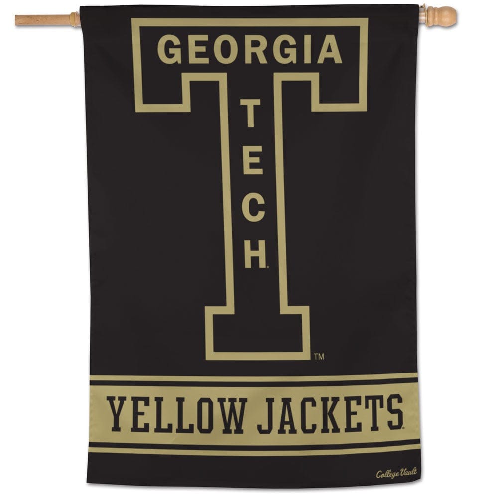 Georgia Tech Yellow Jackets Banner Throwback House Flag 3