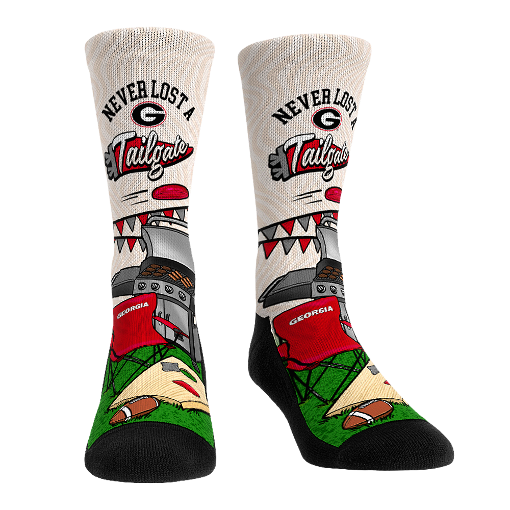 Georgia Bulldogs - Never Lost a Tailgate | Rock 'Em Socks 1