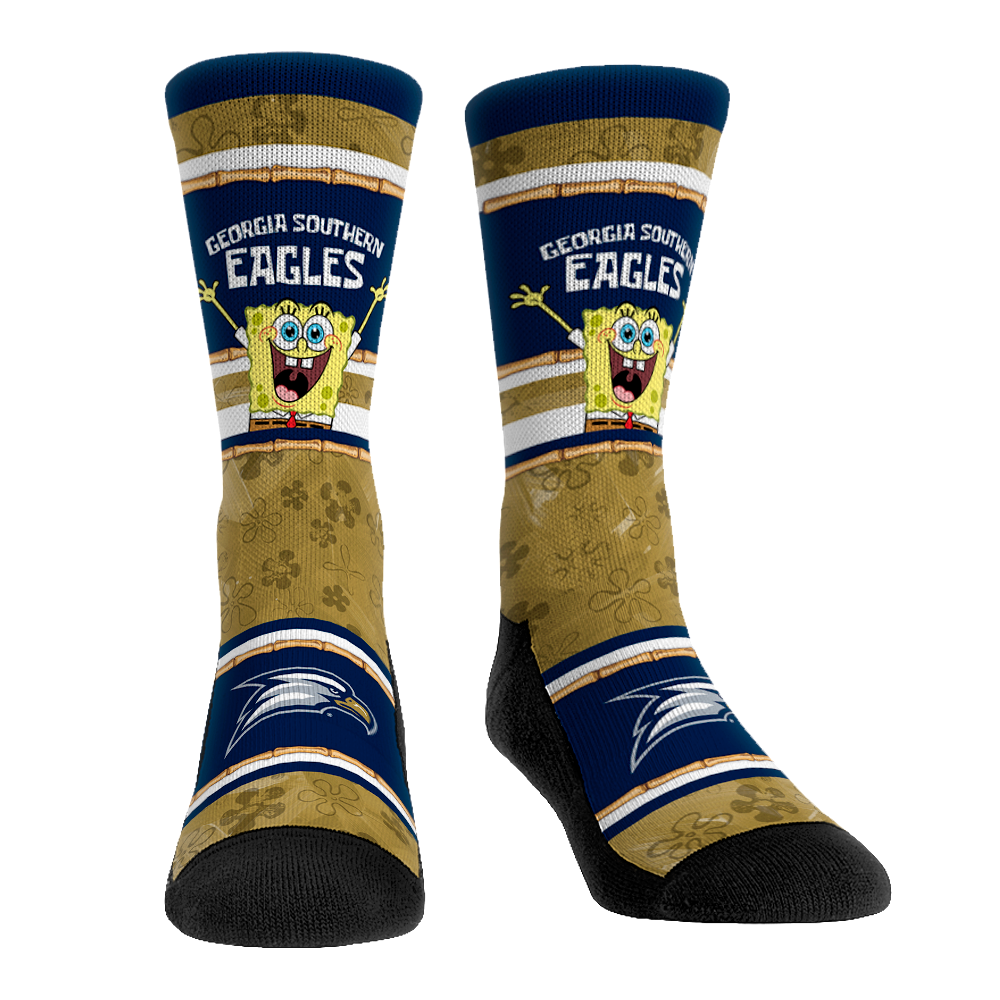 Georgia Southern Eagles - SpongeBob SquarePants Tiki Stripe | Rock 'Em Socks