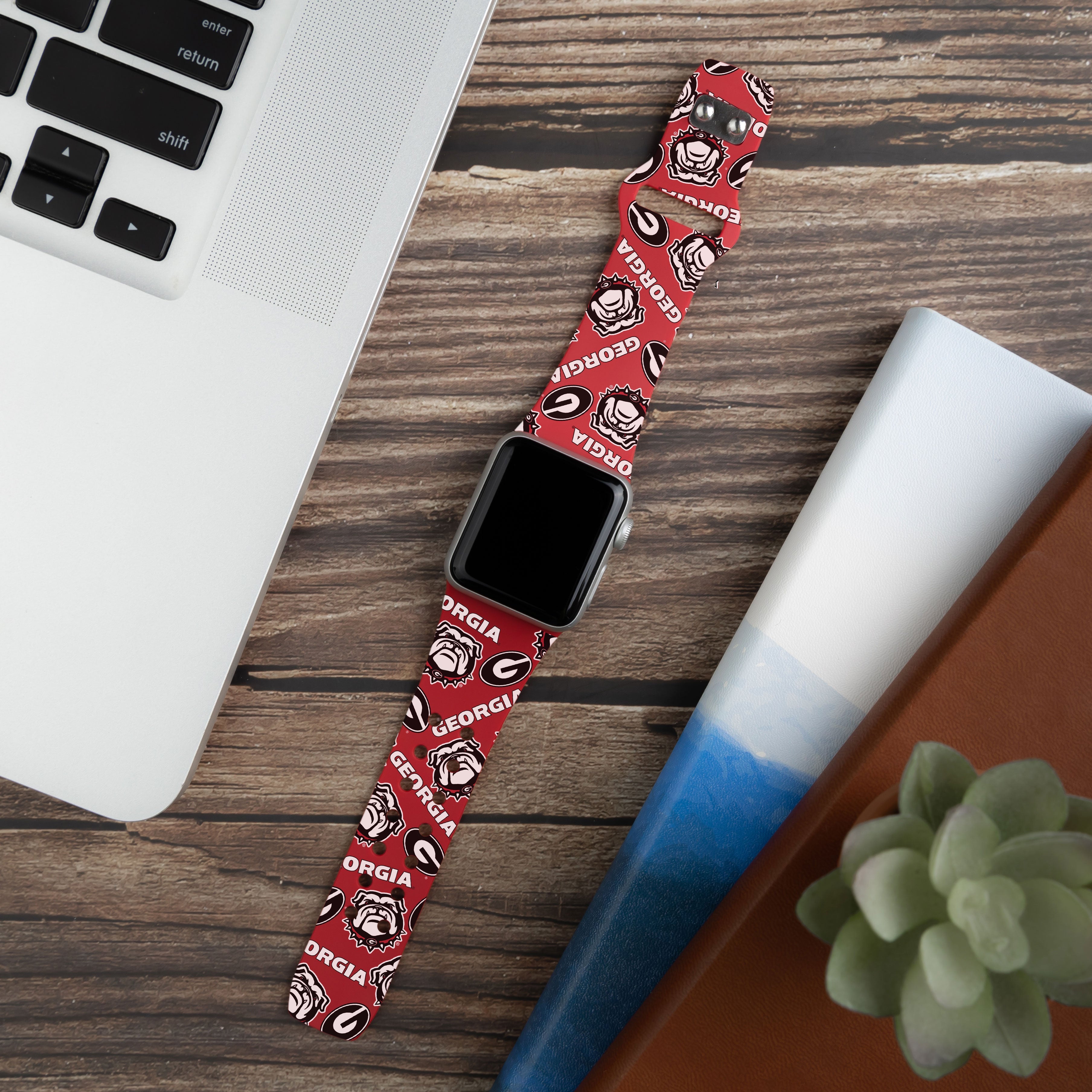 Georgia Bulldogs HD Apple Watch Band 14