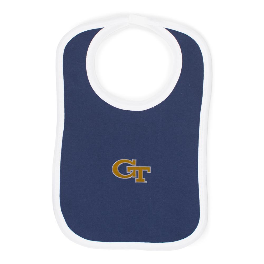 Georgia Tech Knit Bib | Two Feet Ahead