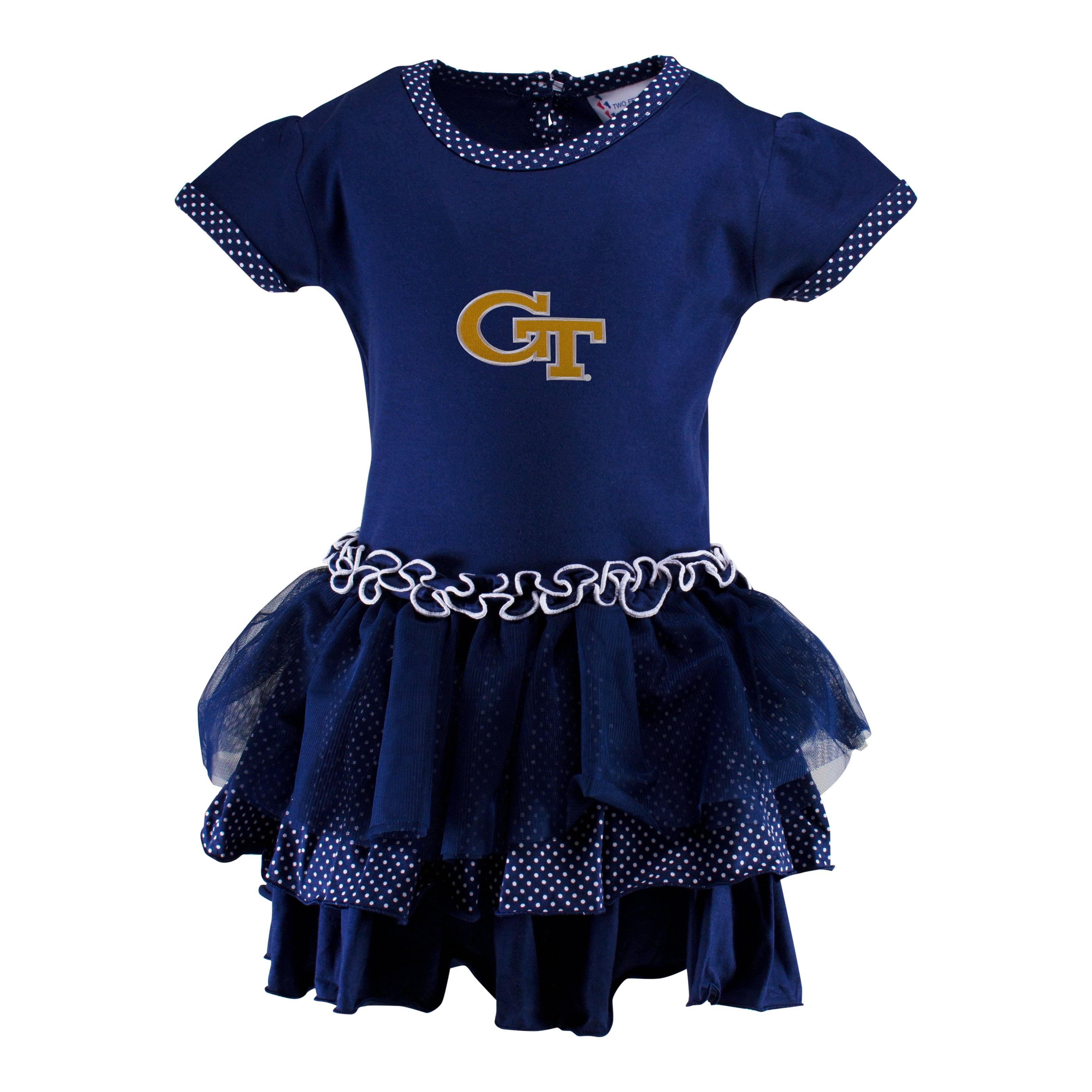 Georgia Tech Pin Dot Tutu Dress | Two Feet Ahead