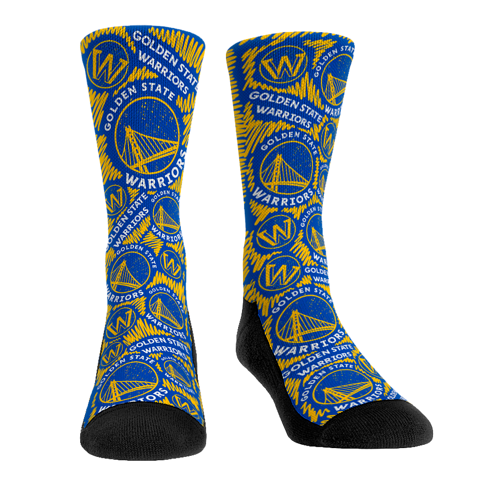 Golden State Warriors - Logo Sketch | Rock 'Em Socks