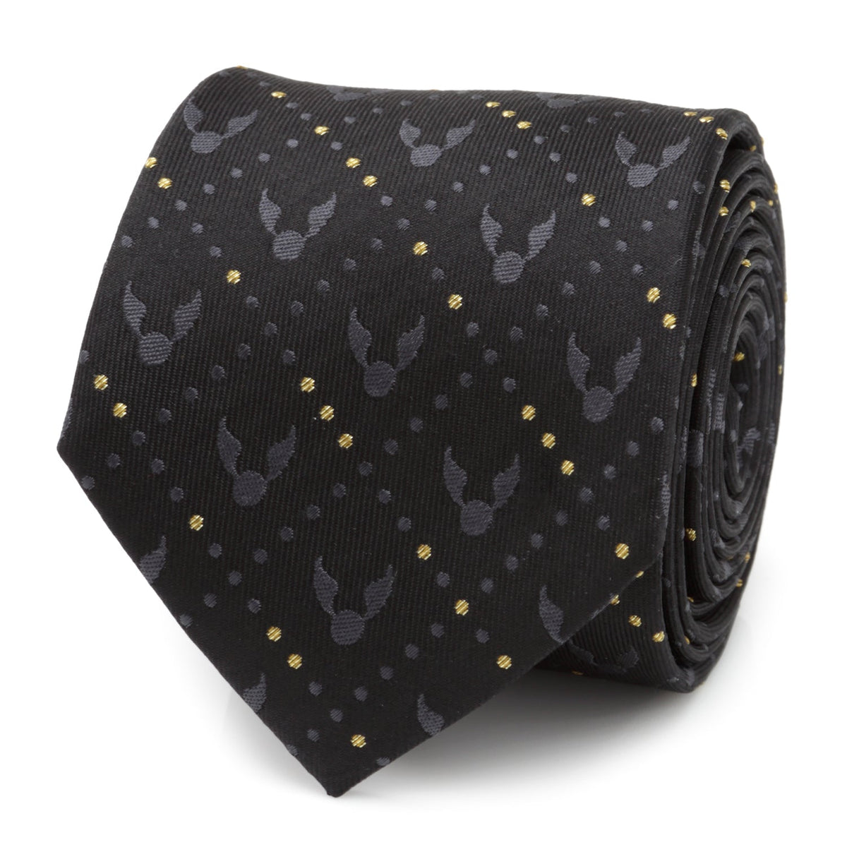 Harry Potter Golden Snitch Black Necktie Gift Set 3