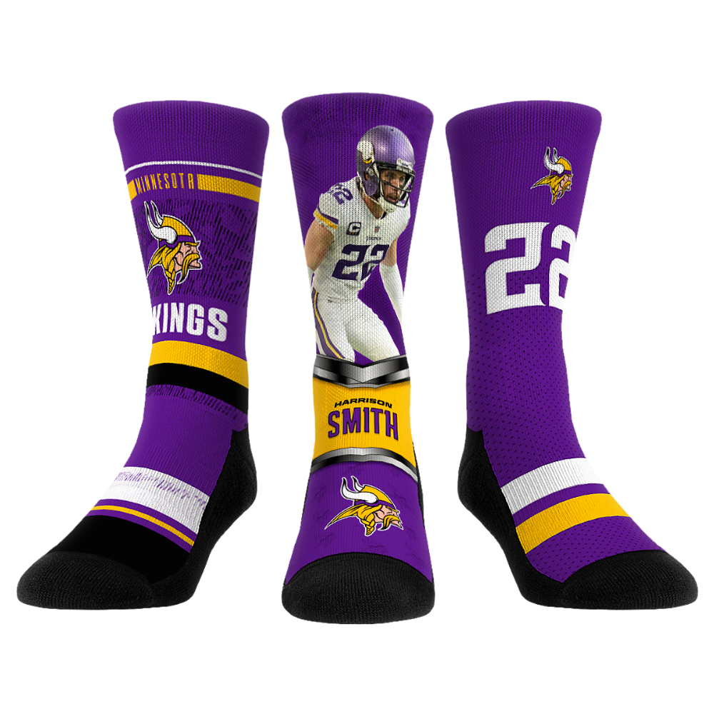 Harrison Smith - Minnesota Vikings  - Pro 3-Pack | Rock 'Em Socks 1