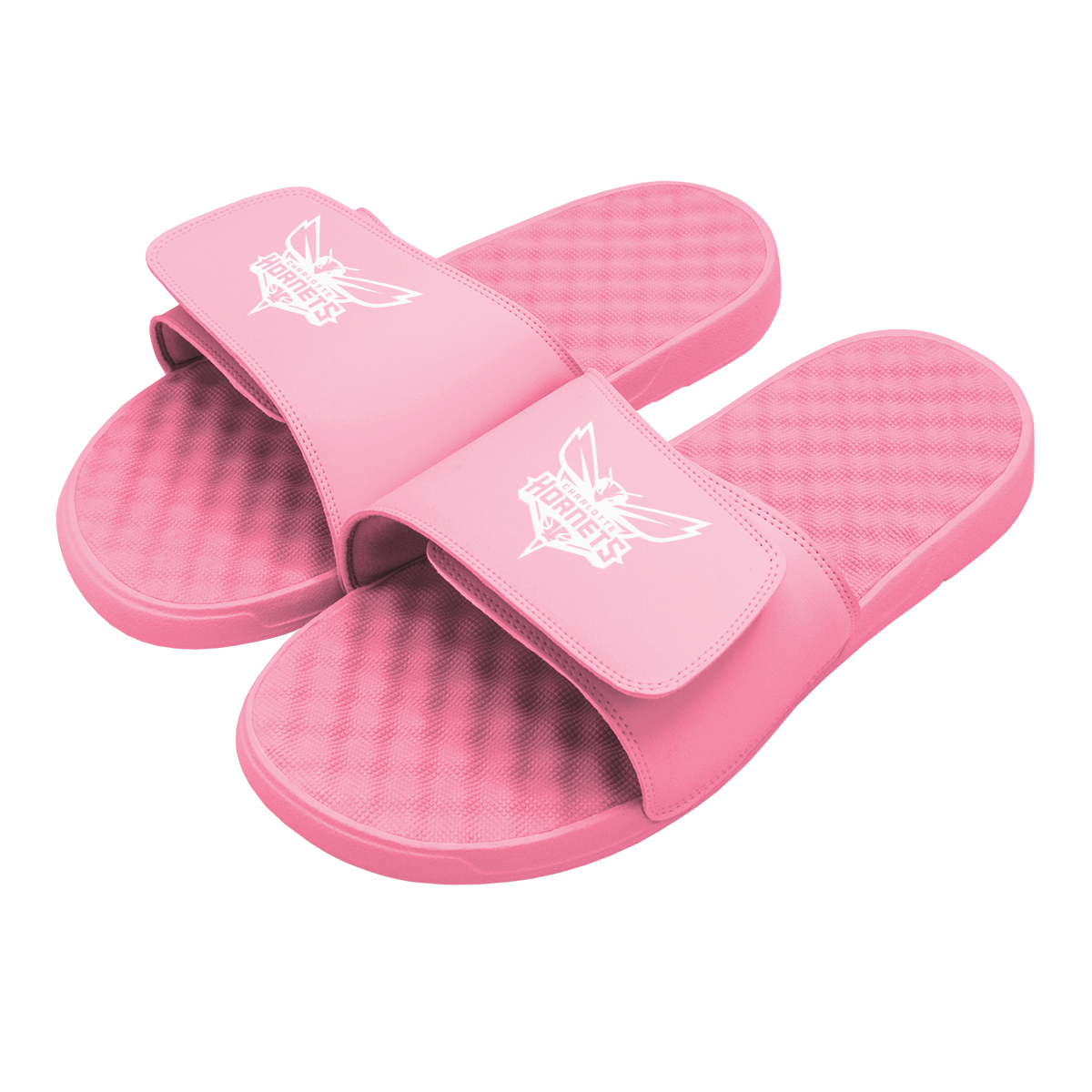 Charlotte Hornets Primary Pink Slides 1