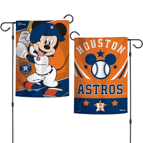 Houston Astros Garden Flag 2 Sided Mickey Mouse Disney 2