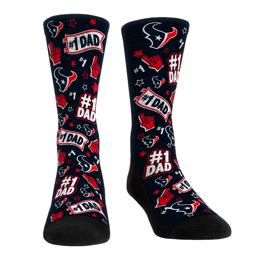 Houston Texans - #1 Dad | Rock 'Em Socks