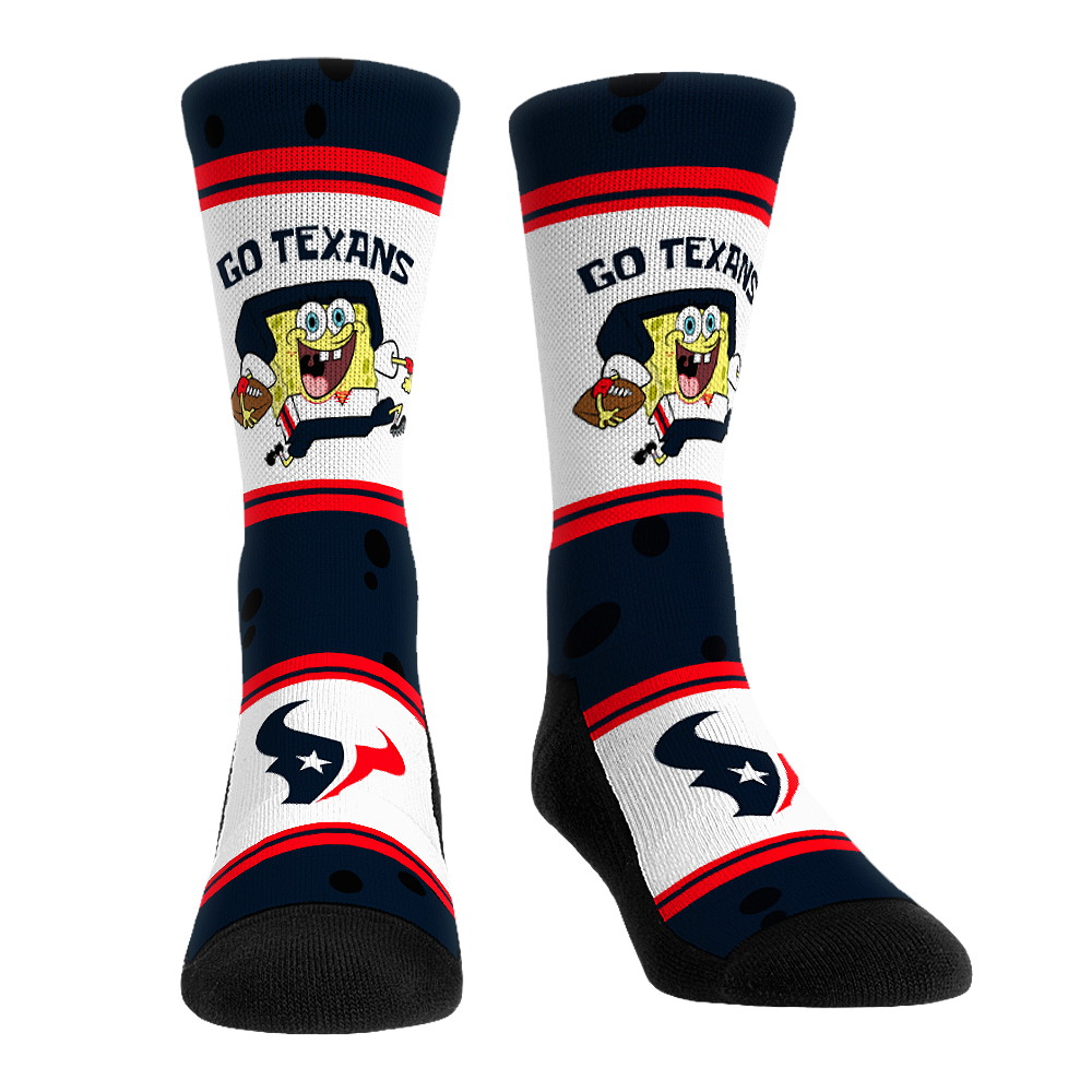 Houston Texans - SpongeBob SquarePants  - Team Up | Rock 'Em Socks