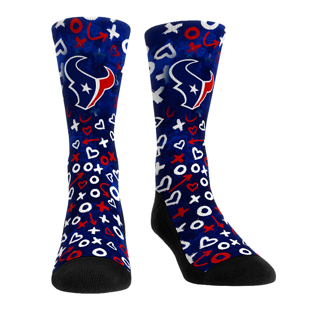 Houston Texans - Valentine's Day Hearts | Rock 'Em Socks 1