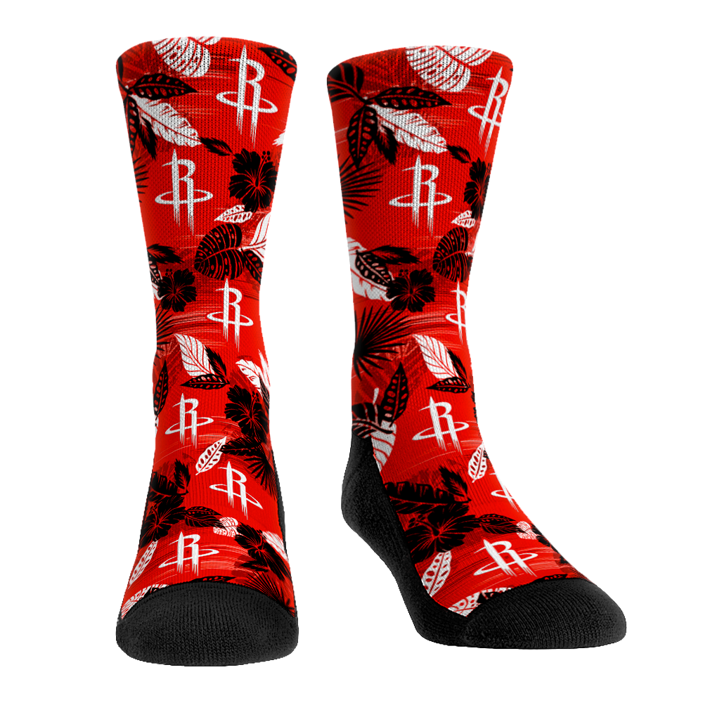 Houston Rockets - Floral | Rock 'Em Socks 1