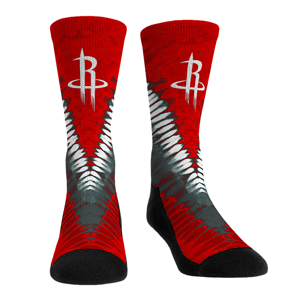 Houston Rockets - V Shape Tie Dye | Rock 'Em Socks 1