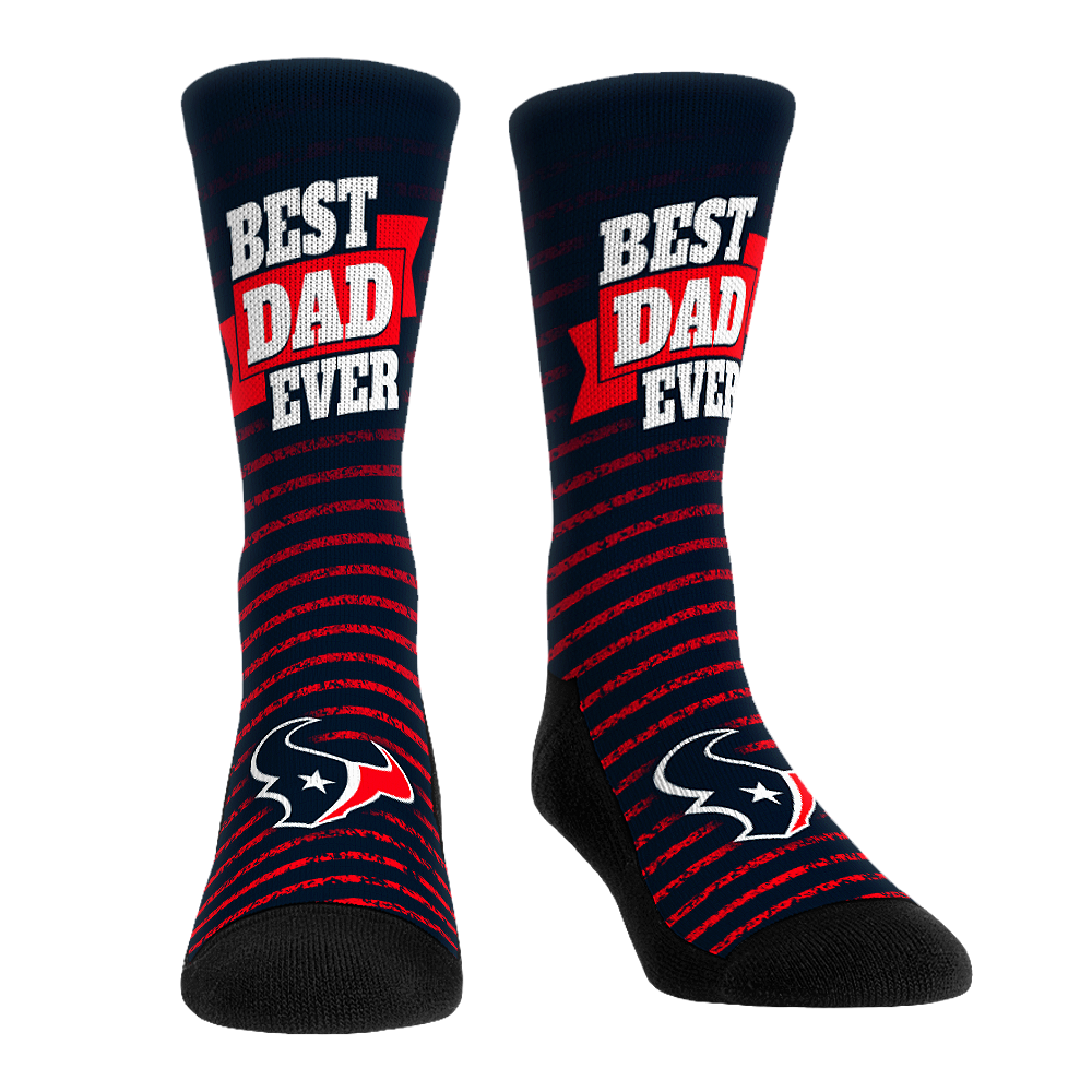 Houston Texans - Best Dad Ever | Rock 'Em Socks