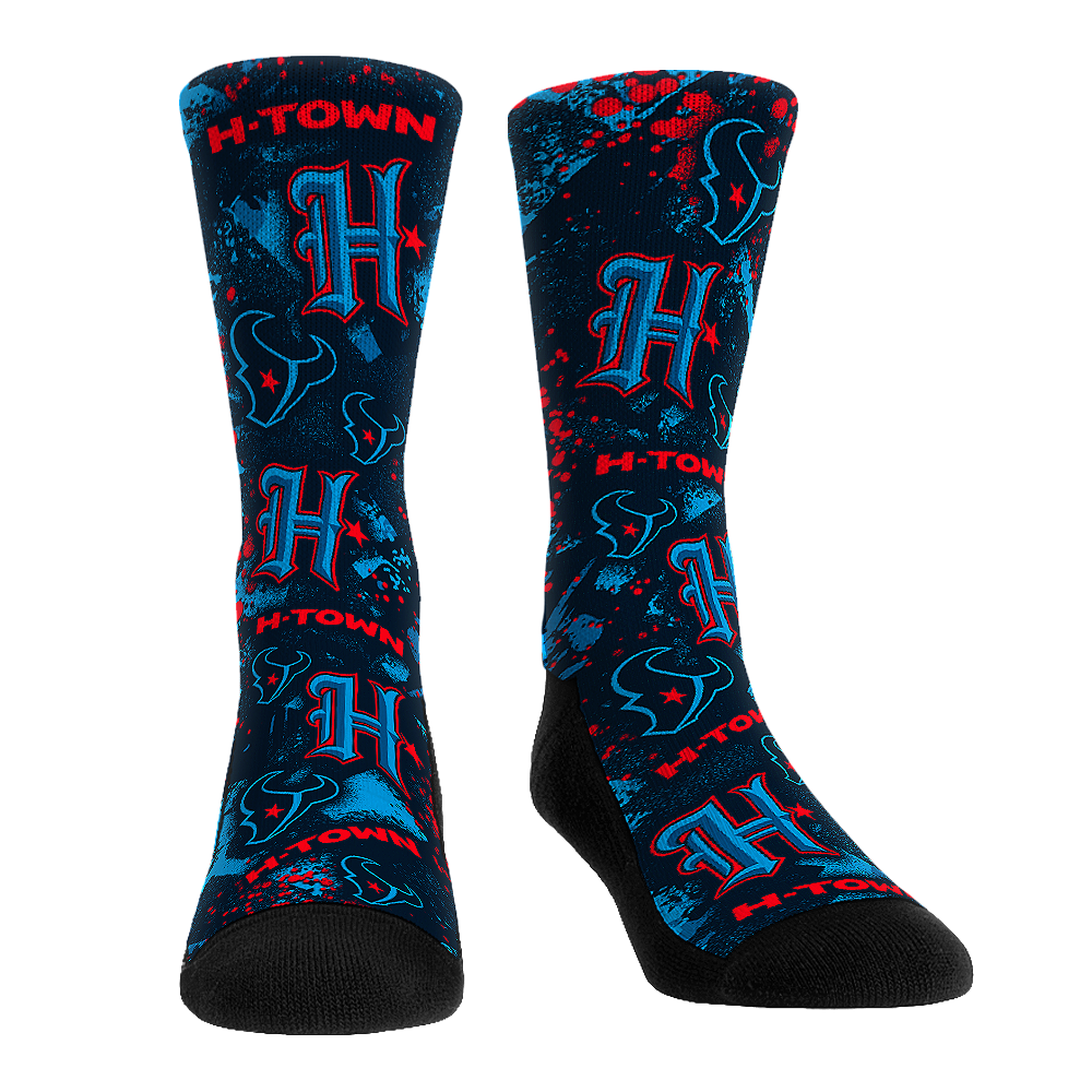 Houston Texans - H-Town All-Over | Rock 'Em Socks