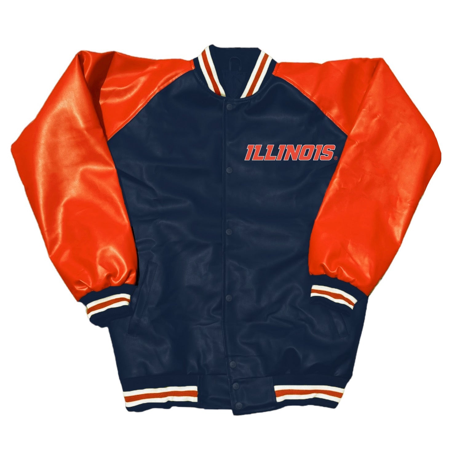 Illinois Fighting Illini Varsity Letterman Jacket | lojobands 2