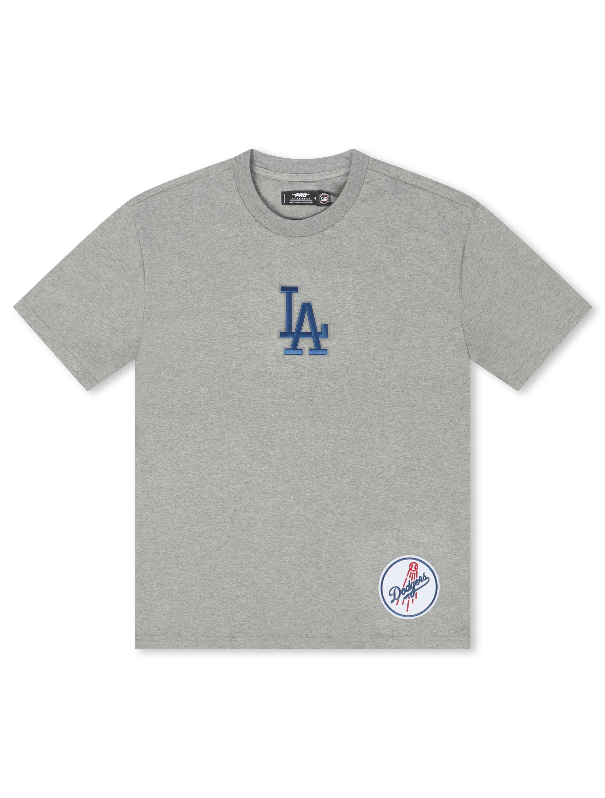 Pro Standard La Dodgers Wingspan Drop Shoulder Tee - Dark Heather Grey 2