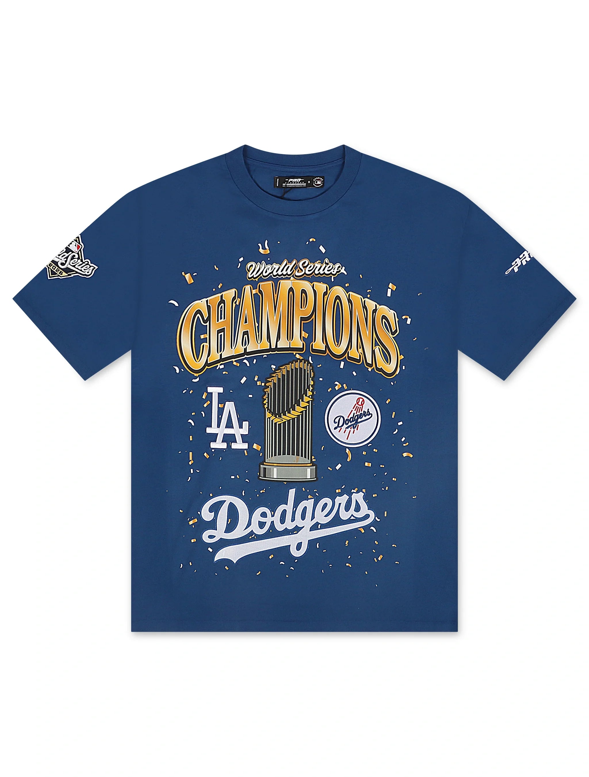 Pro Standard Dodgers World Series Champions Tee - Blue 1