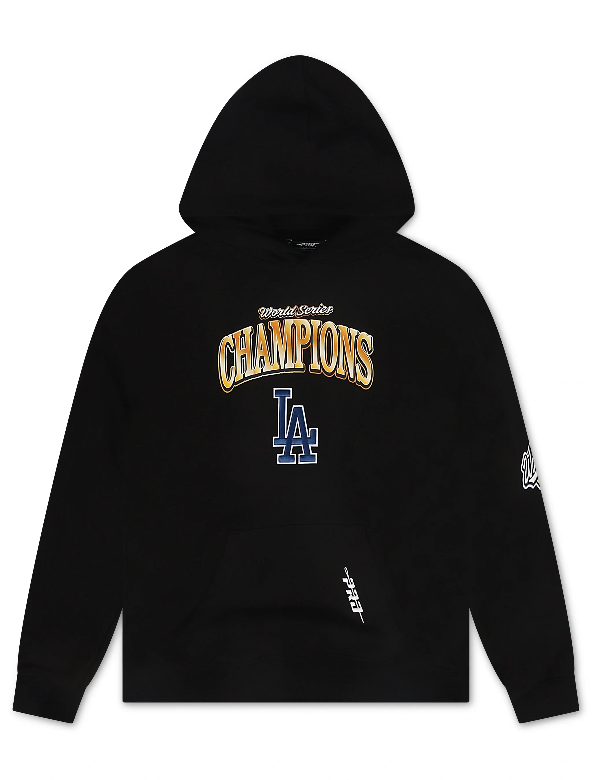 Pro Standard Dodgers World Series Champions Hoodie - Black 1