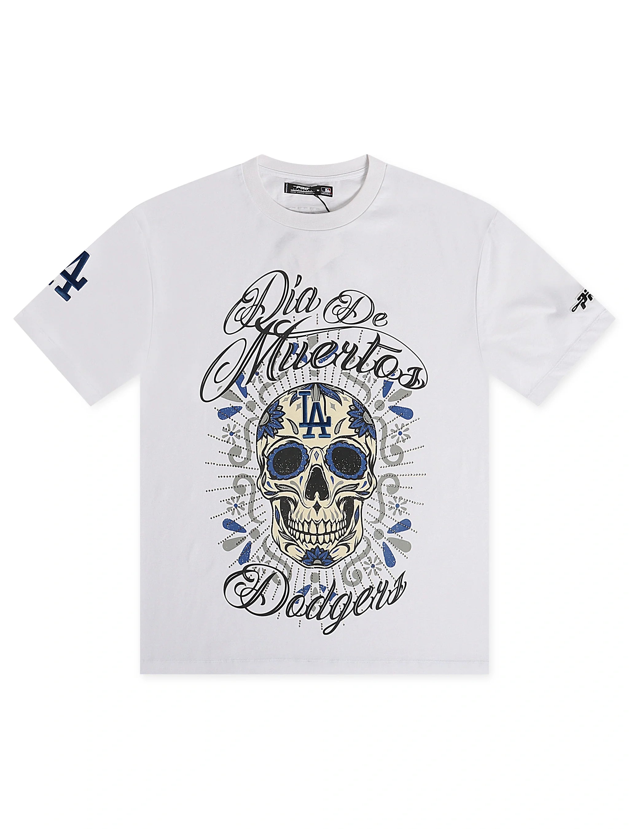 Pro Standard Dodgers Dia De Los Muertos Tee - White 1