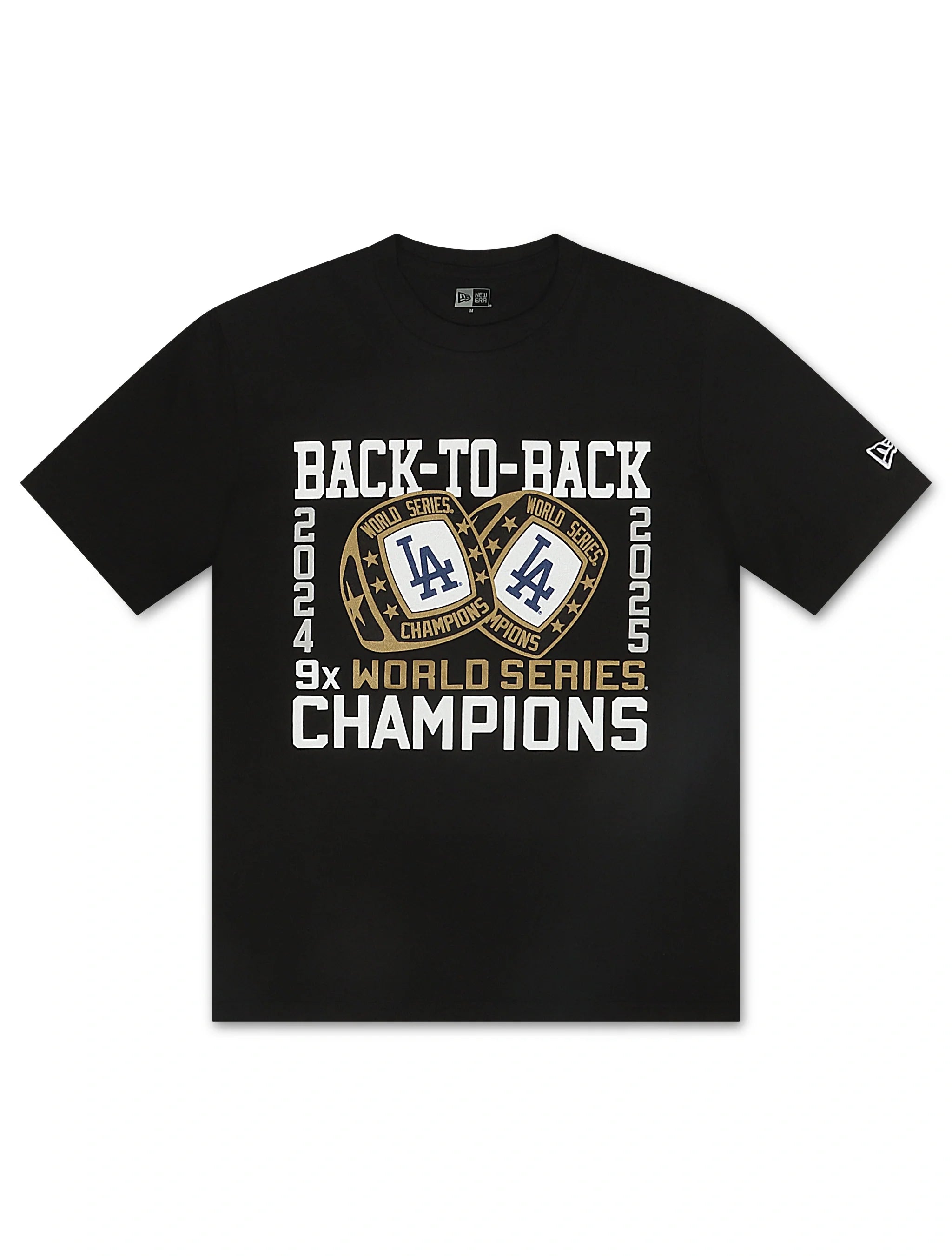 New Era LA Dodgers Back to Back Tee - Black 1