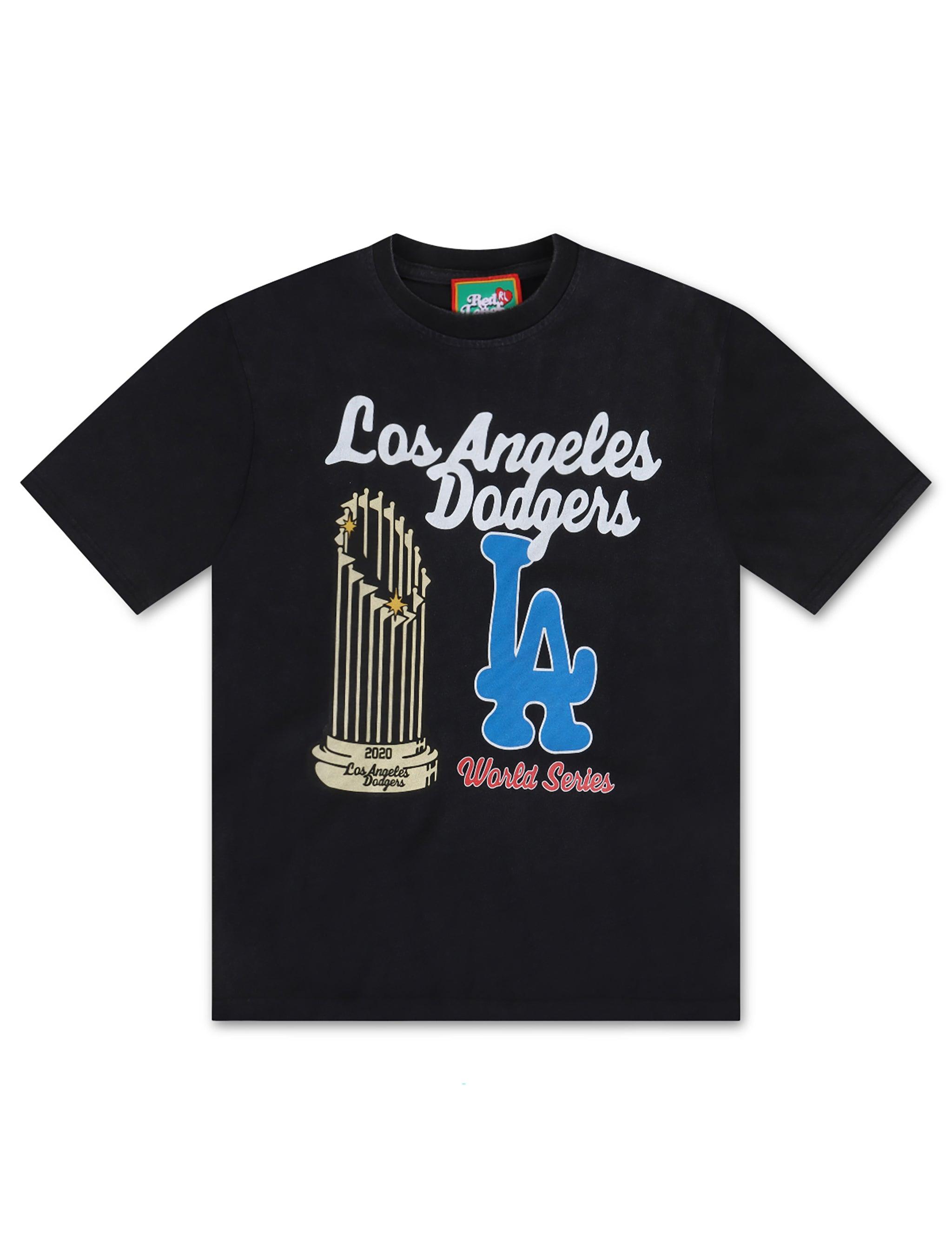 Red Letters La World Champs Tee - Vintage Black 1