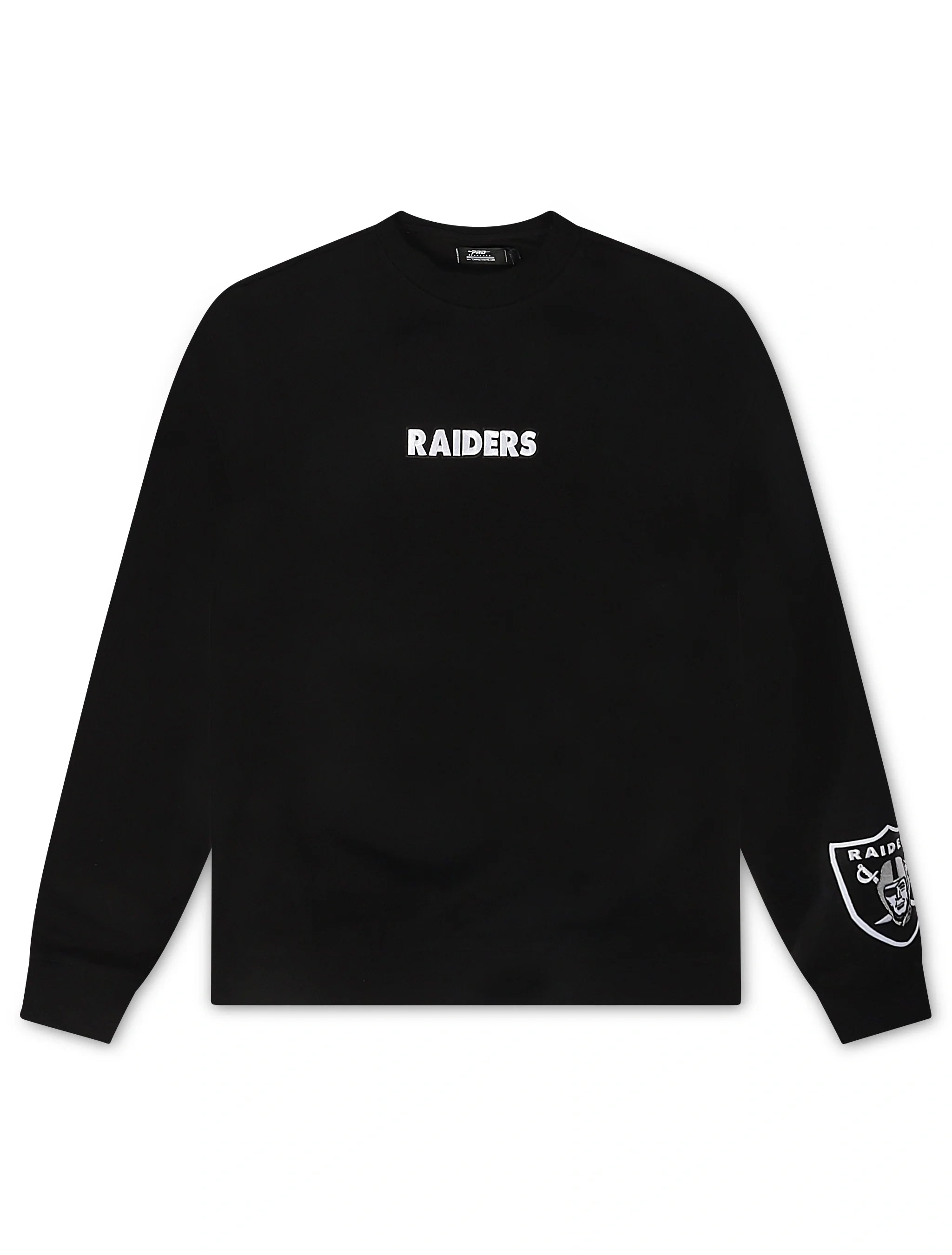 Pro Standard Raiders Wingspan Drop Shoulder Crewneck - Black 2