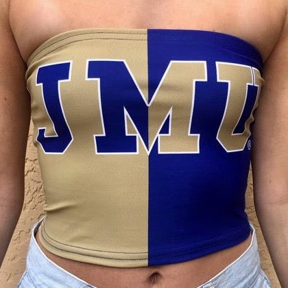 JMU Two Tone Tube Top | lojobands 7