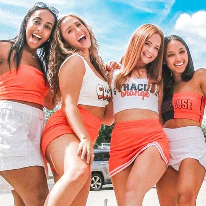 Syracuse Retro One Shoulder Top | lojobands 3