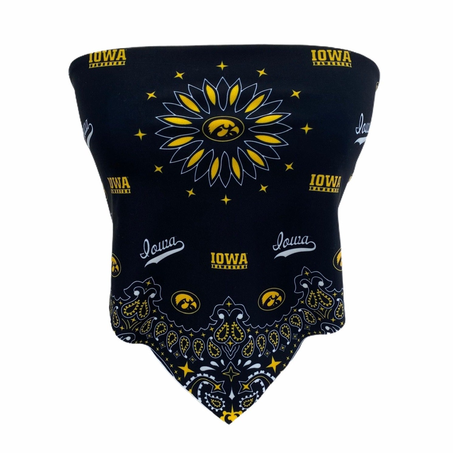 Iowa Hawkeyes Bandana Top | lojobands