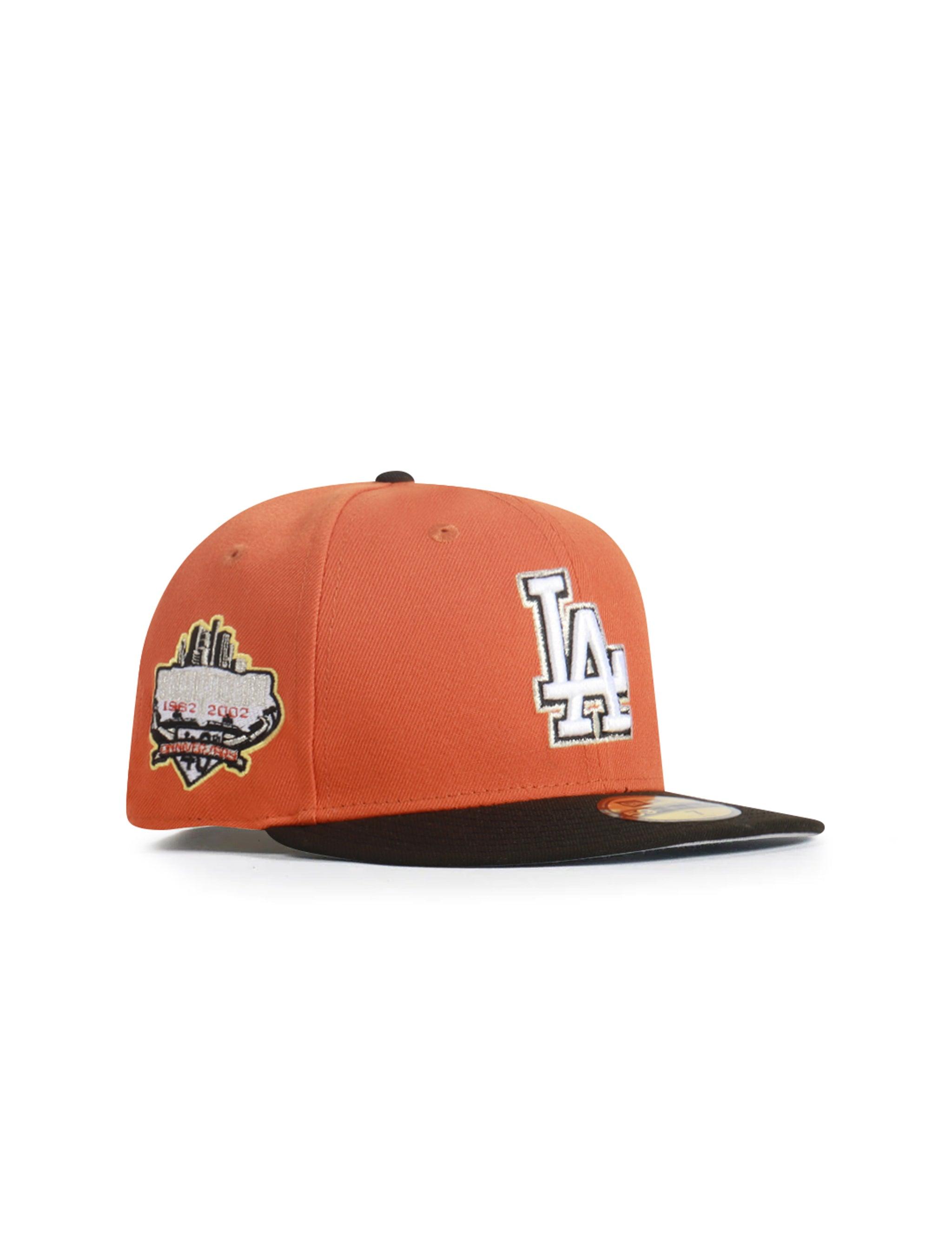 New Era 5950 Dodgers Stadium Hat - Orange 1