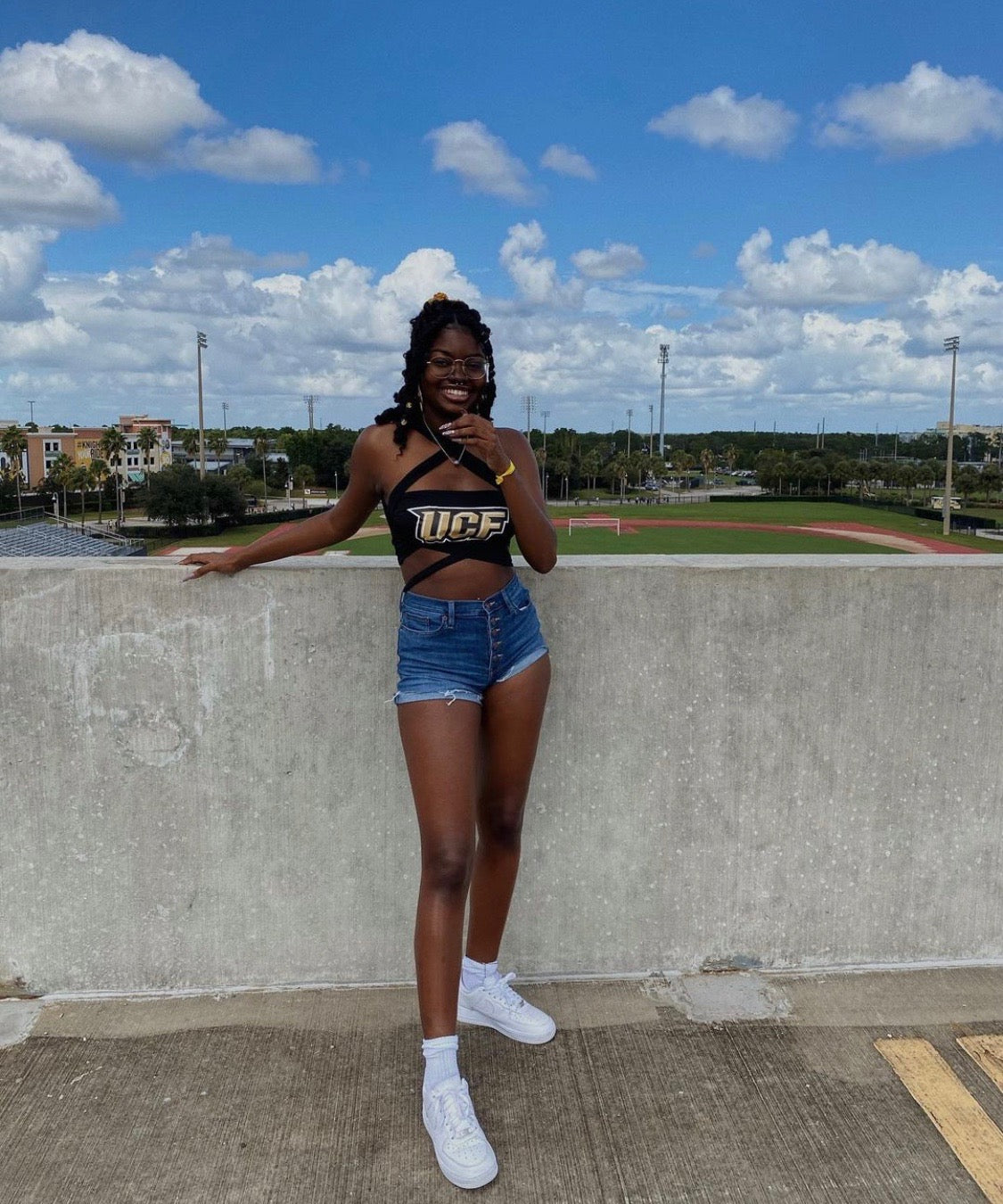 UCF Black Multiway Bandeau Top | lojobands 12