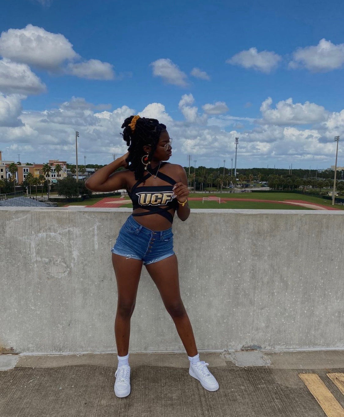 UCF Black Multiway Bandeau Top | lojobands 8