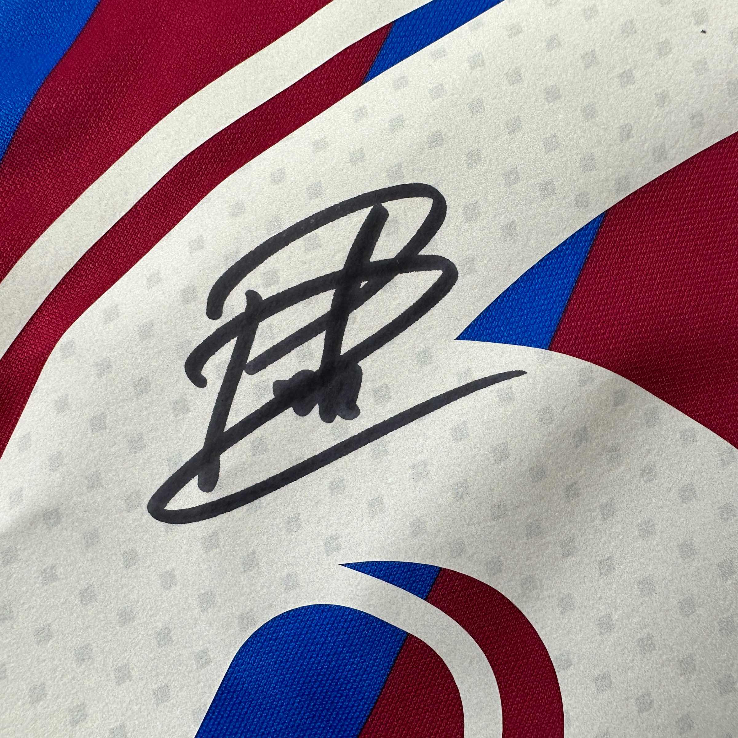 Autographed/Signed Pedri FC Barcelona Blue Soccer Jersey Beckett BAS COA 3