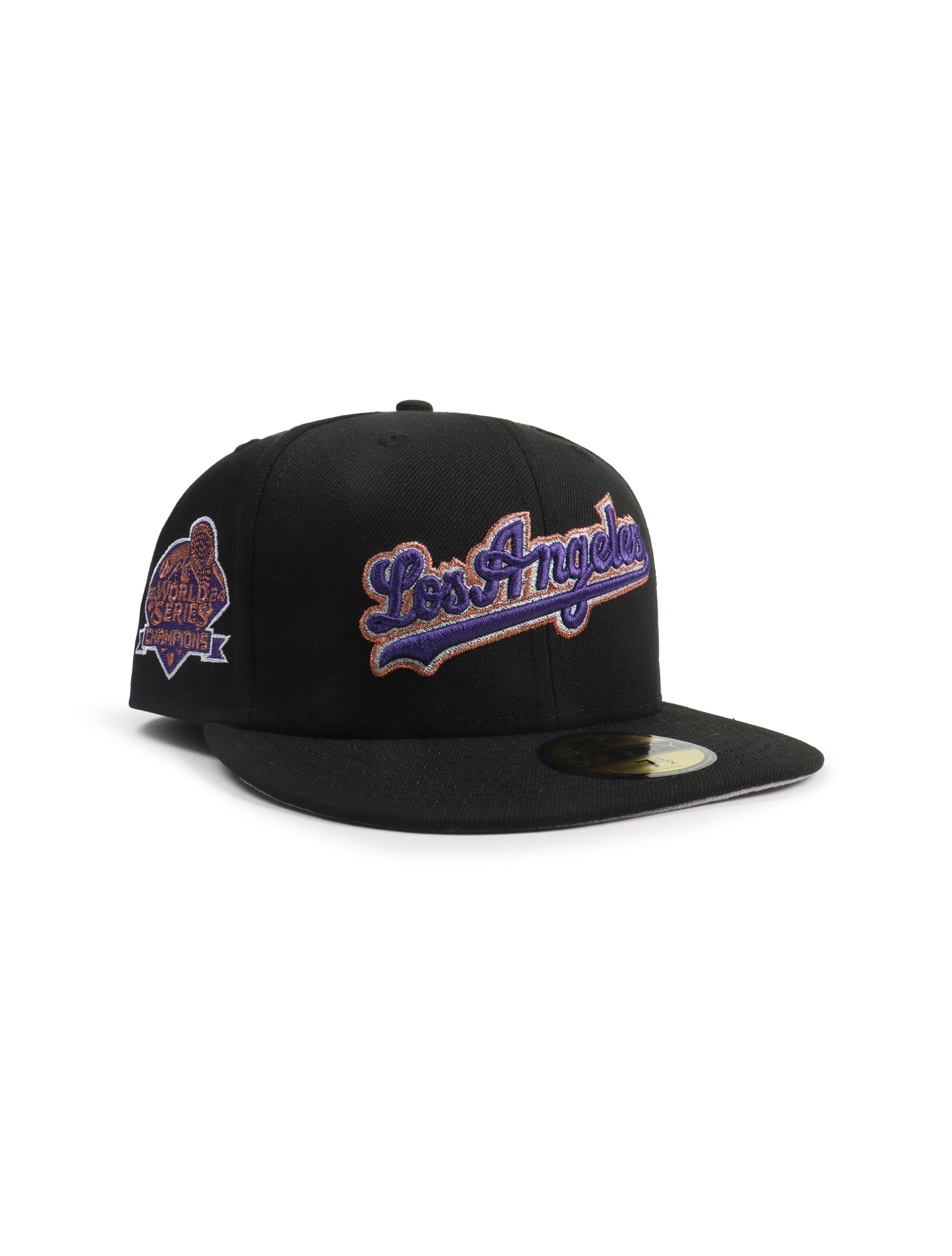 New Era 5950 World Series Champions Dodgers Hat - Black 1