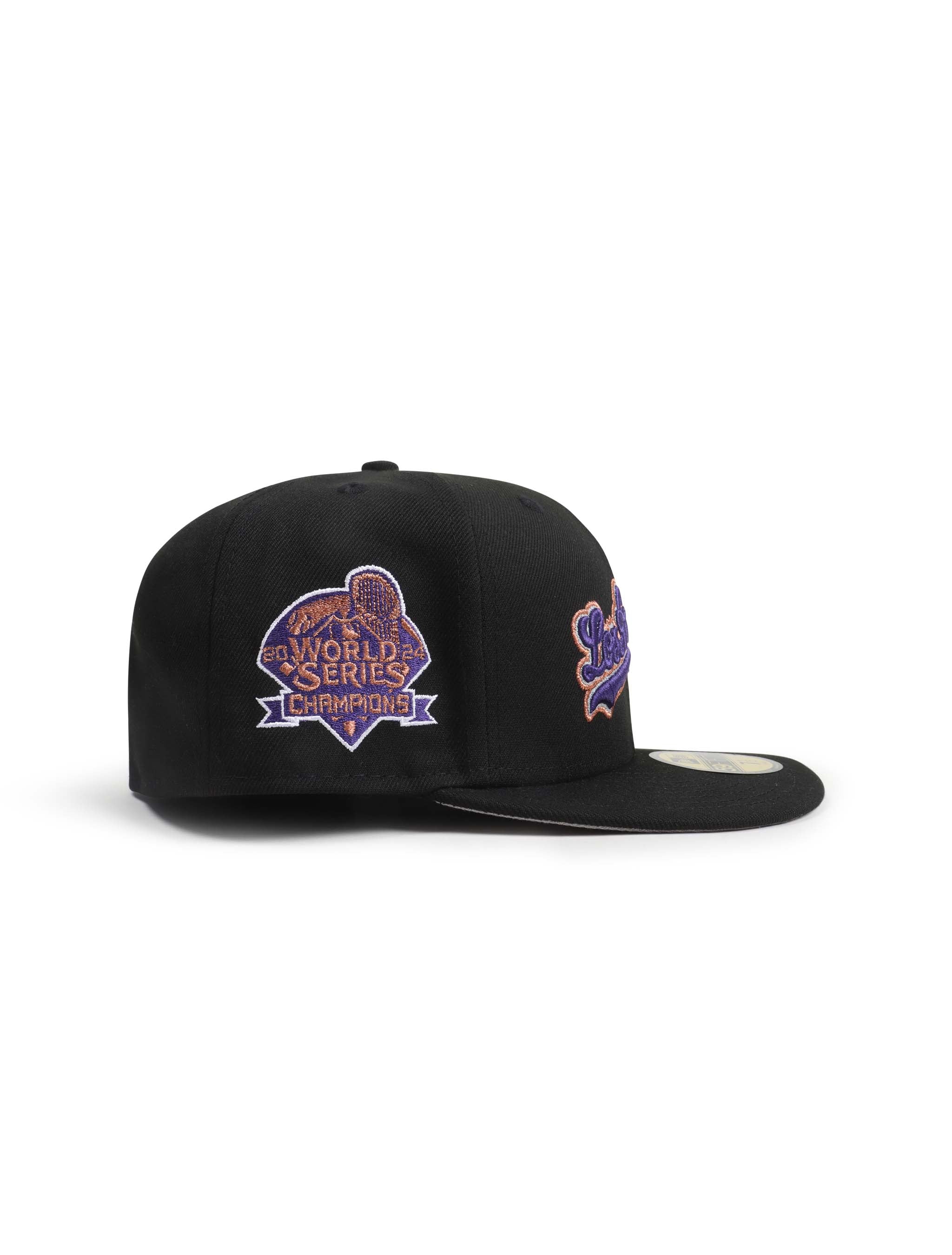 New Era 5950 World Series Champions Dodgers Hat - Black 2