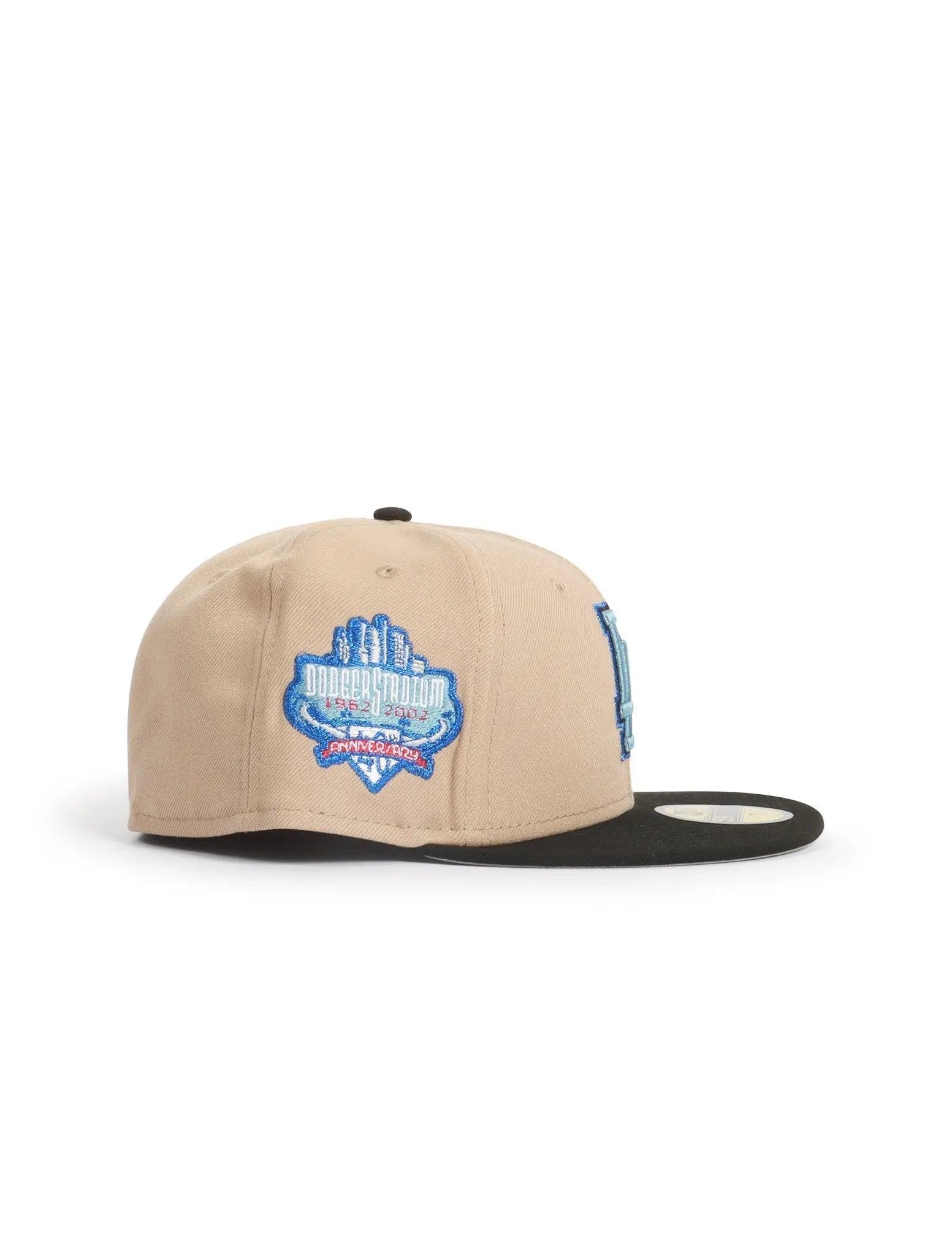 New Era 5950 Dodgers 40Th Anniversary - Camel/ Black 3