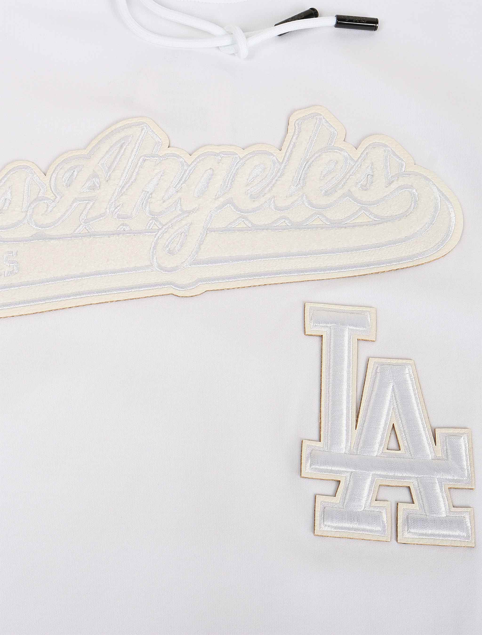 Pro Standard LA Dodgers White Out Hoodie - White 2