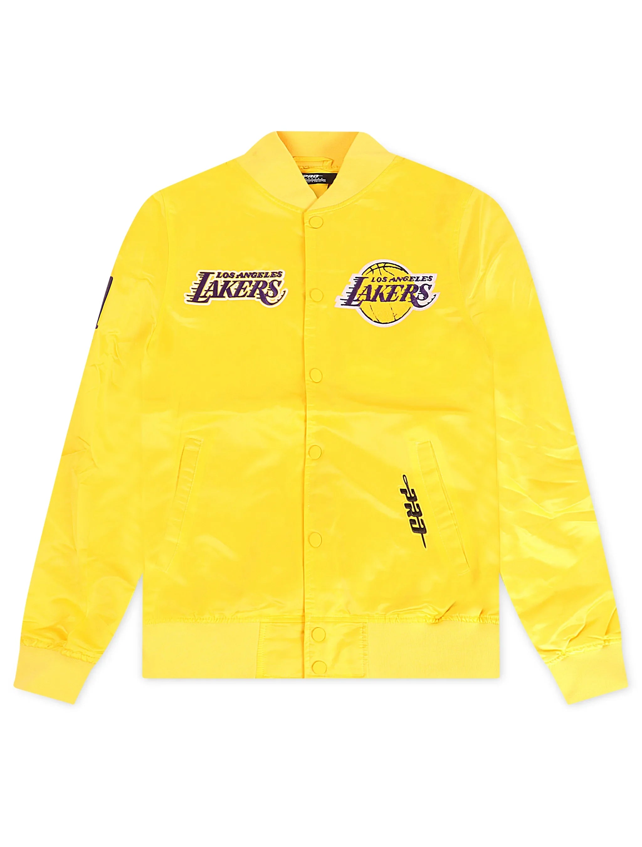 Pro Standard LA Lakers Souvenir Satin Jacket - Gold 1