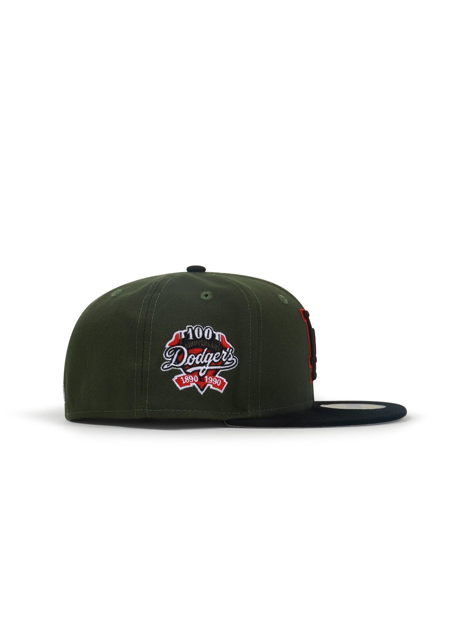 New Era 5950 La Dodgers 100Th Anniversary - Green/Black 2