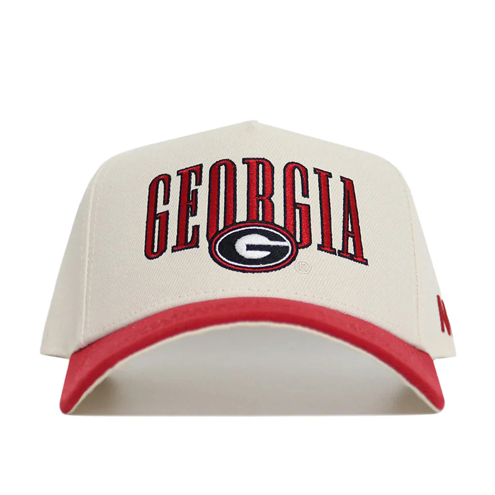 No Rivals Georgia Bulldogs - Natural Retro Block Hat 1
