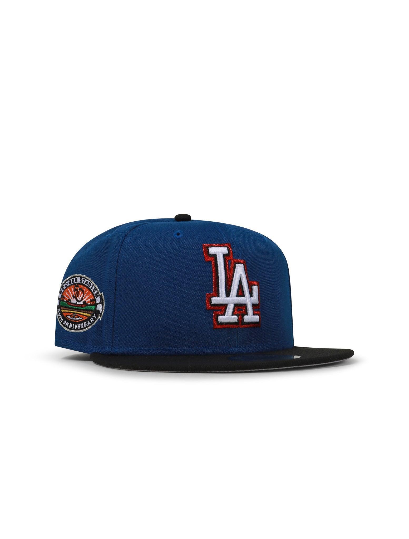 New Era 5950 Dodgers 50Th Anniversary Hat - Blue/Black 1