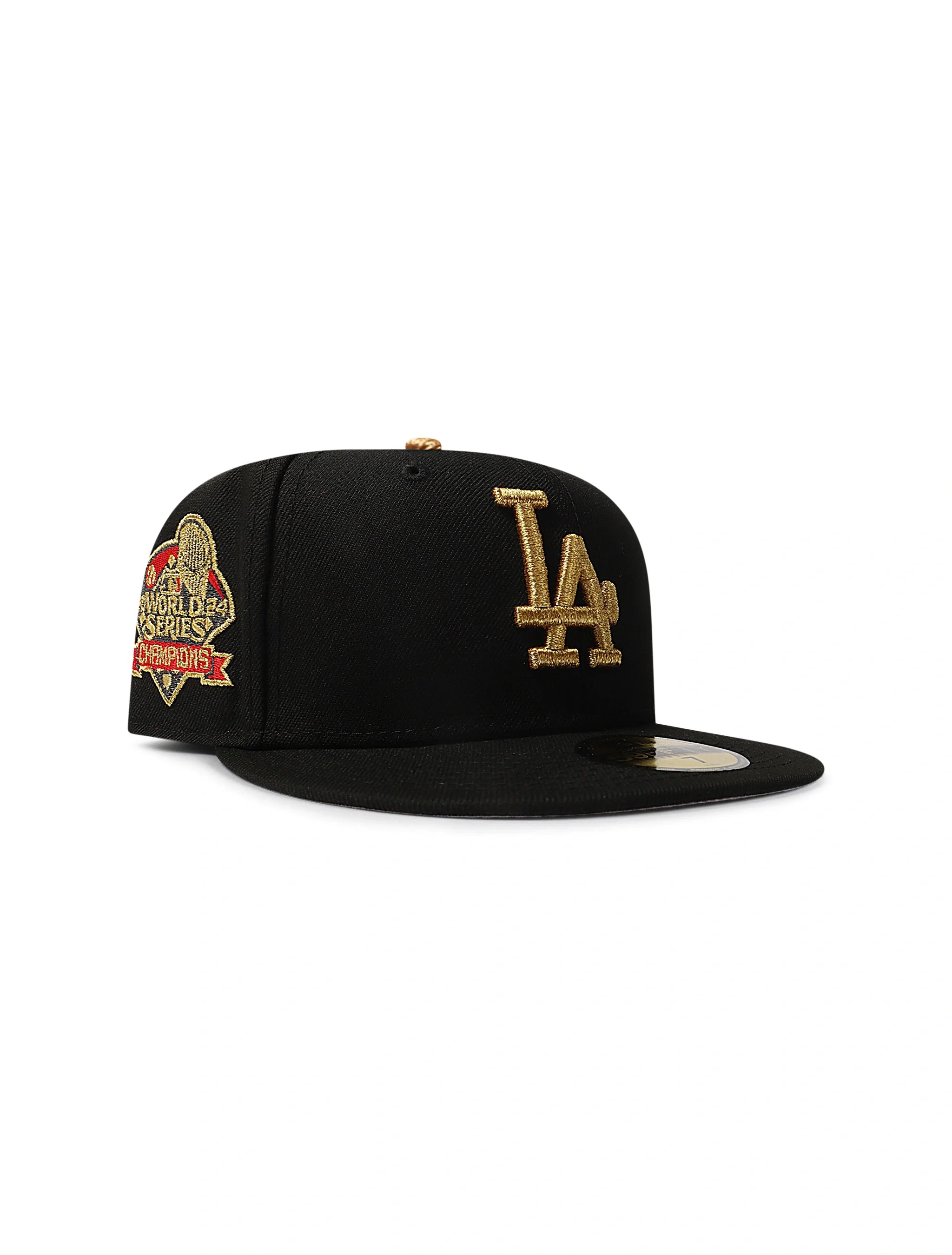 New Era 5950 LA Dodgers World Series Champions - Black/Gold 1