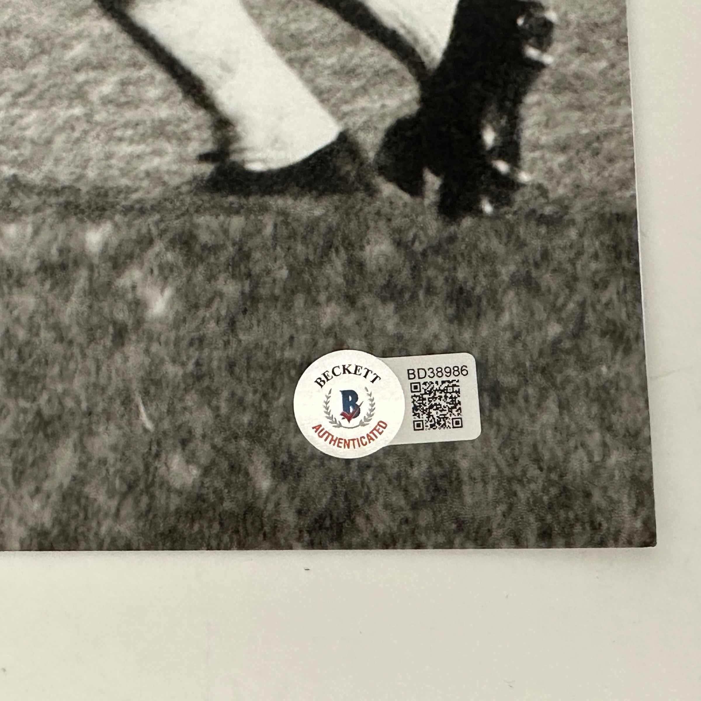 Autographed/Signed Pele Brazil Soccer Futbol 16x20 Photo Bicycle Kick Beckett BAS COA Auto 3