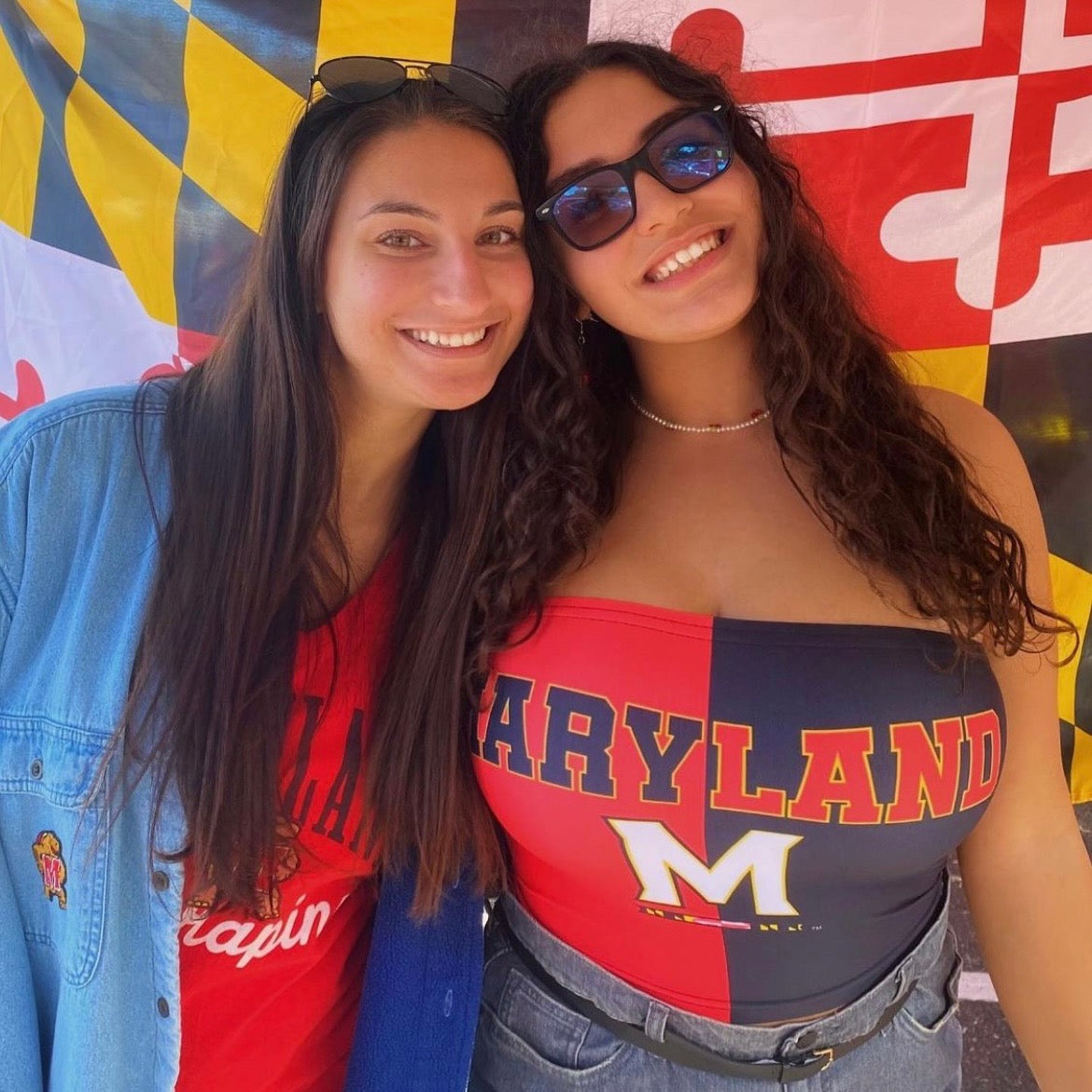 Maryland Terps Two Tone Tube Top | lojobands 9