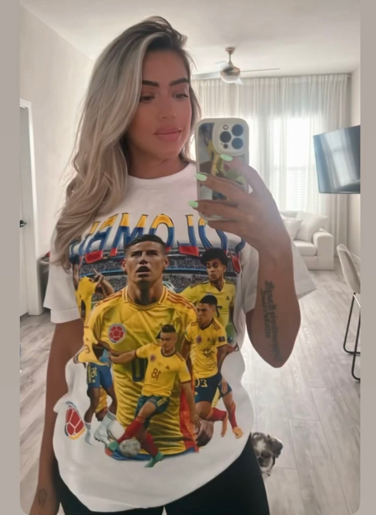 Colombia Soccer Graphic Tee 3