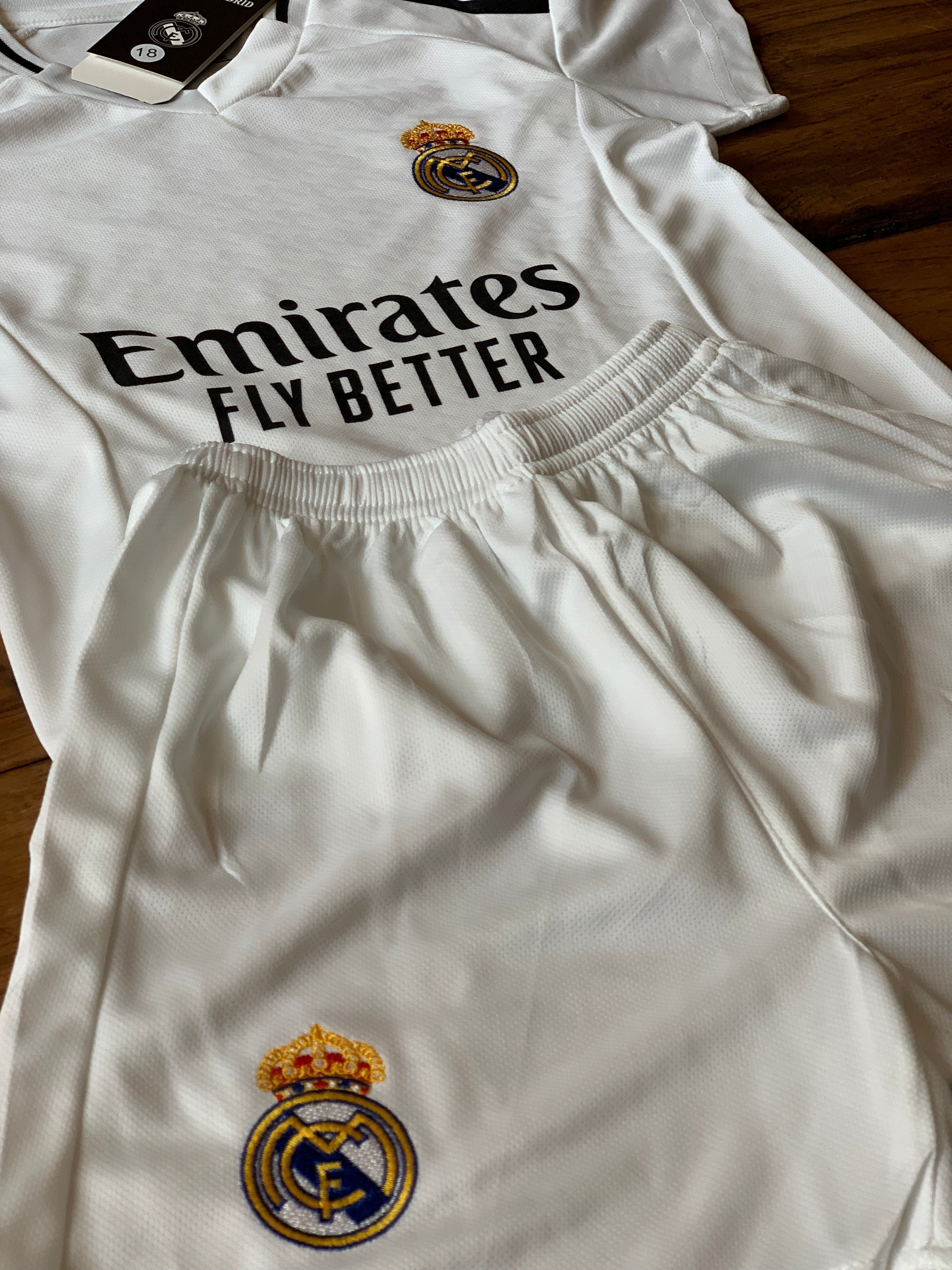 Ronaldo 7 White Kids Soccer Jersey Real Madrid Youth Toddler Sizes 7