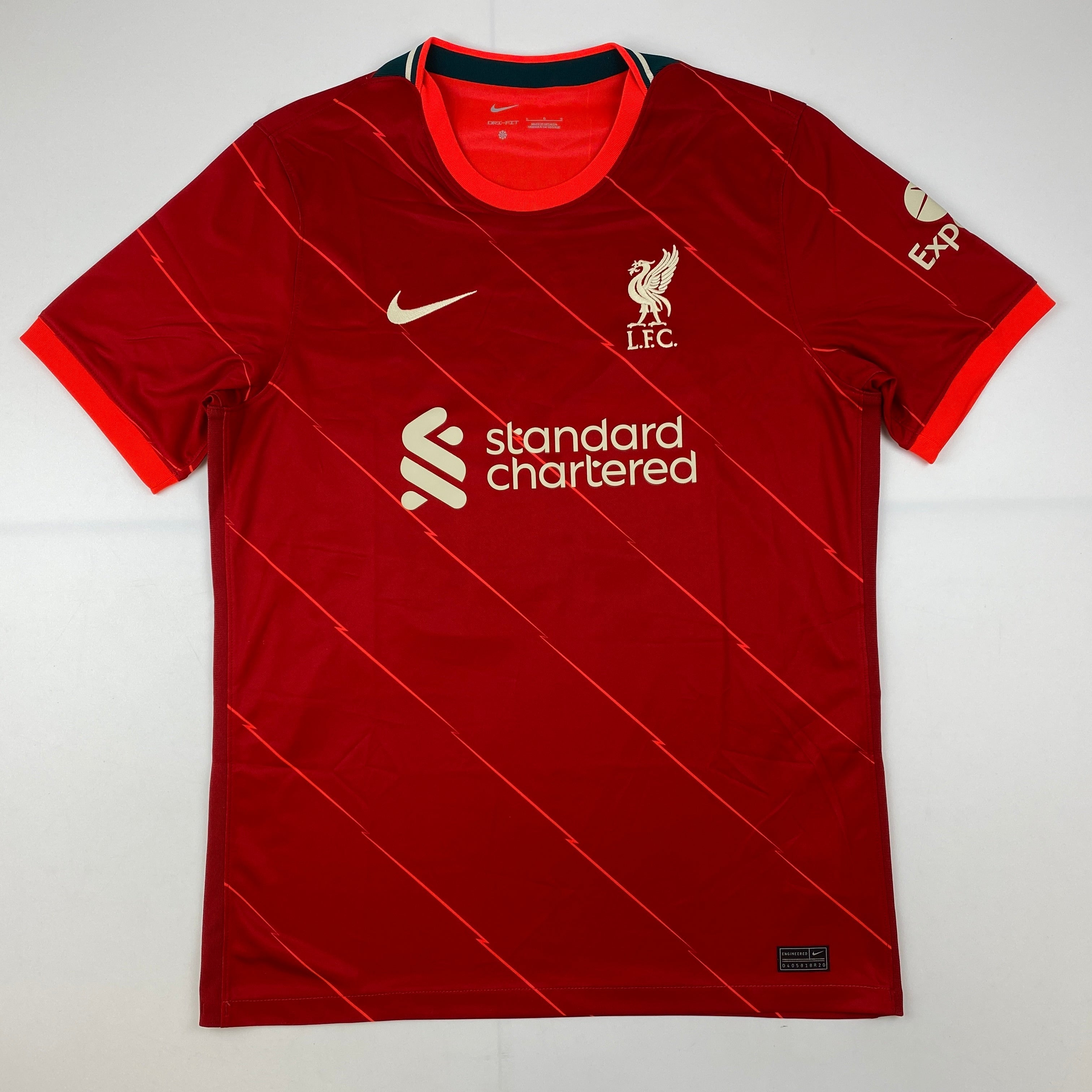 Autographed/Signed Sadio Mane Liverpool Red Soccer Jersey Beckett BAS COA 4
