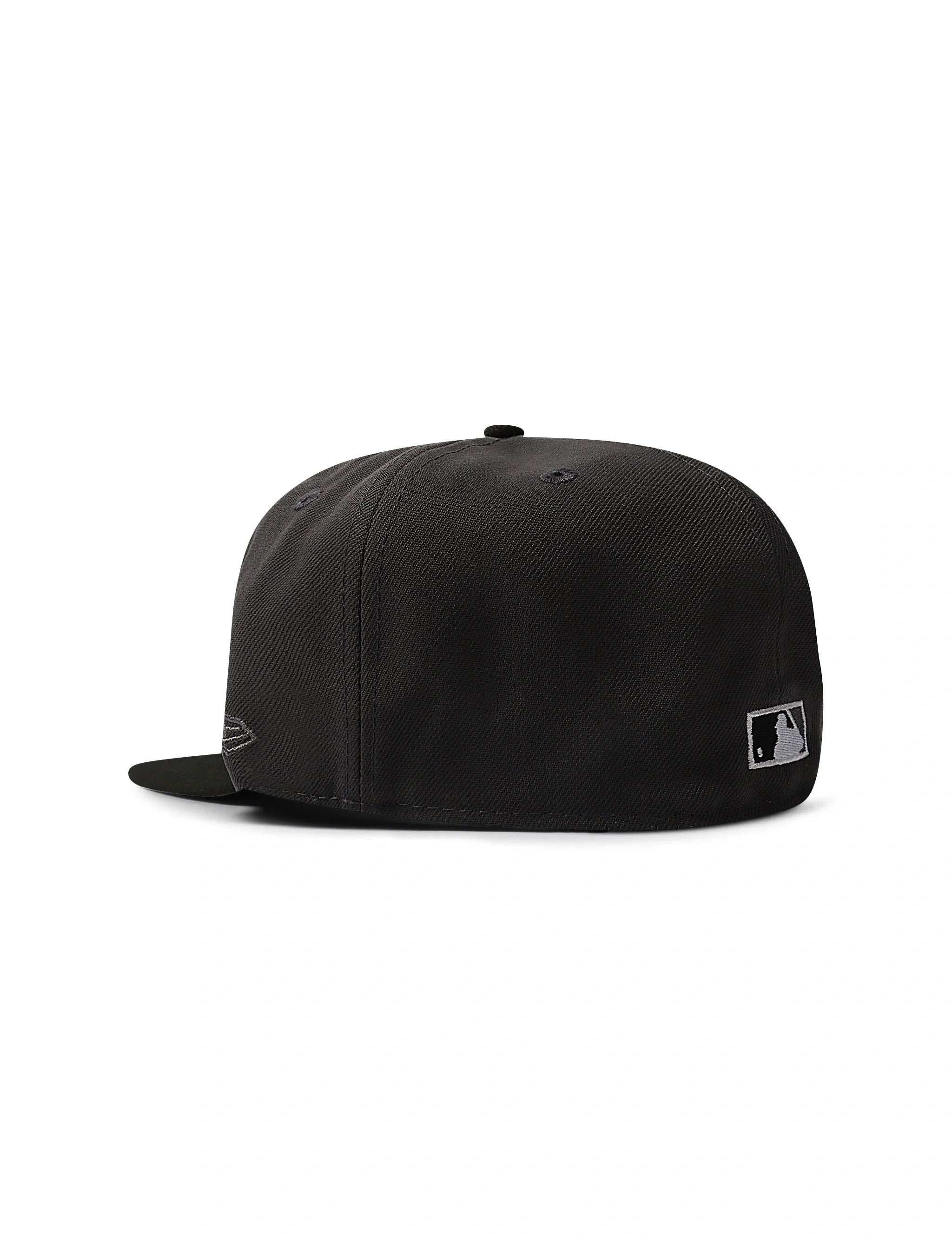 New Era 5950 Dodgers 40th Anniversary Patch Hat - Charcoal 2