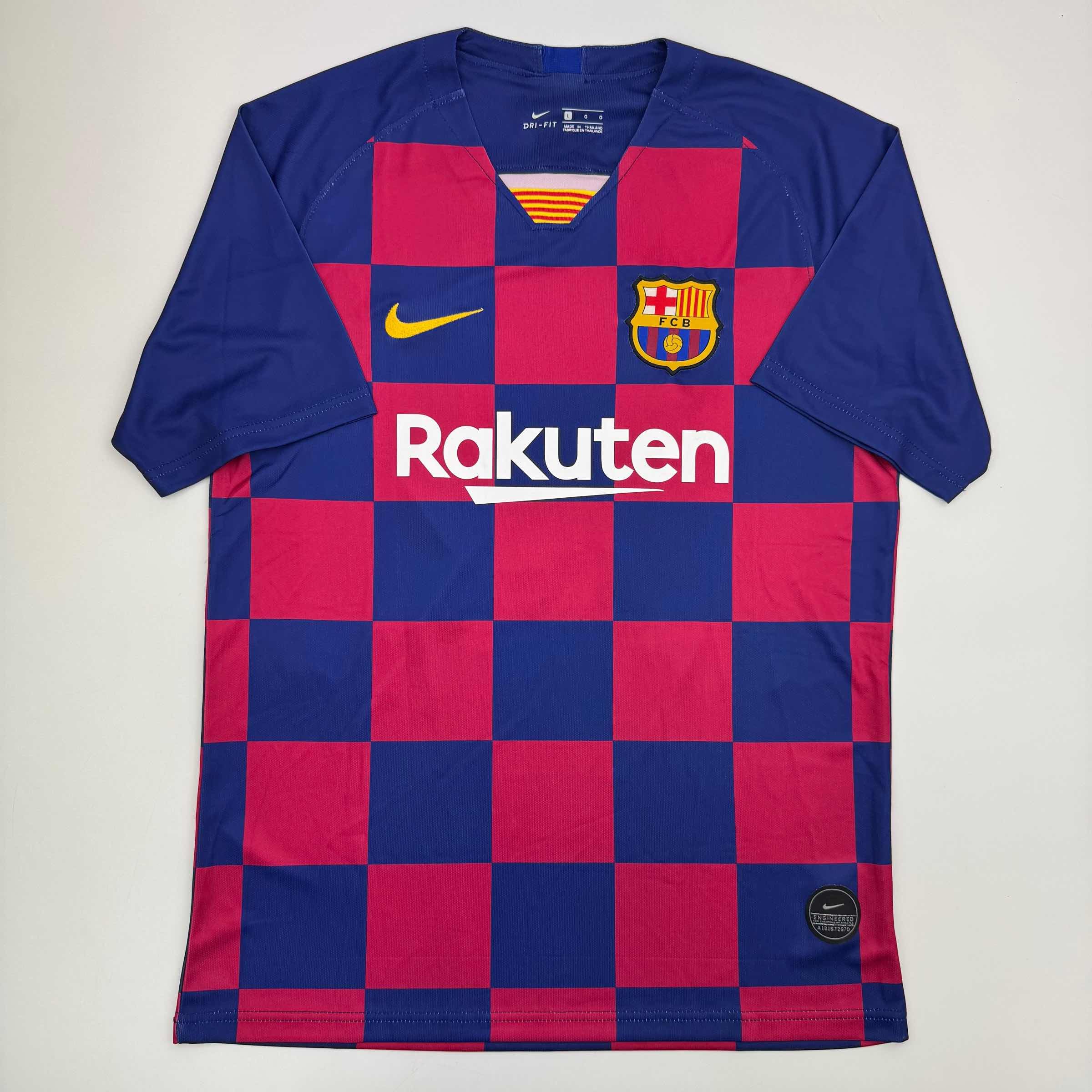 Autographed/Signed Lionel Leo Messi FC Barcelona Soccer Jersey Beckett BAS COA 4
