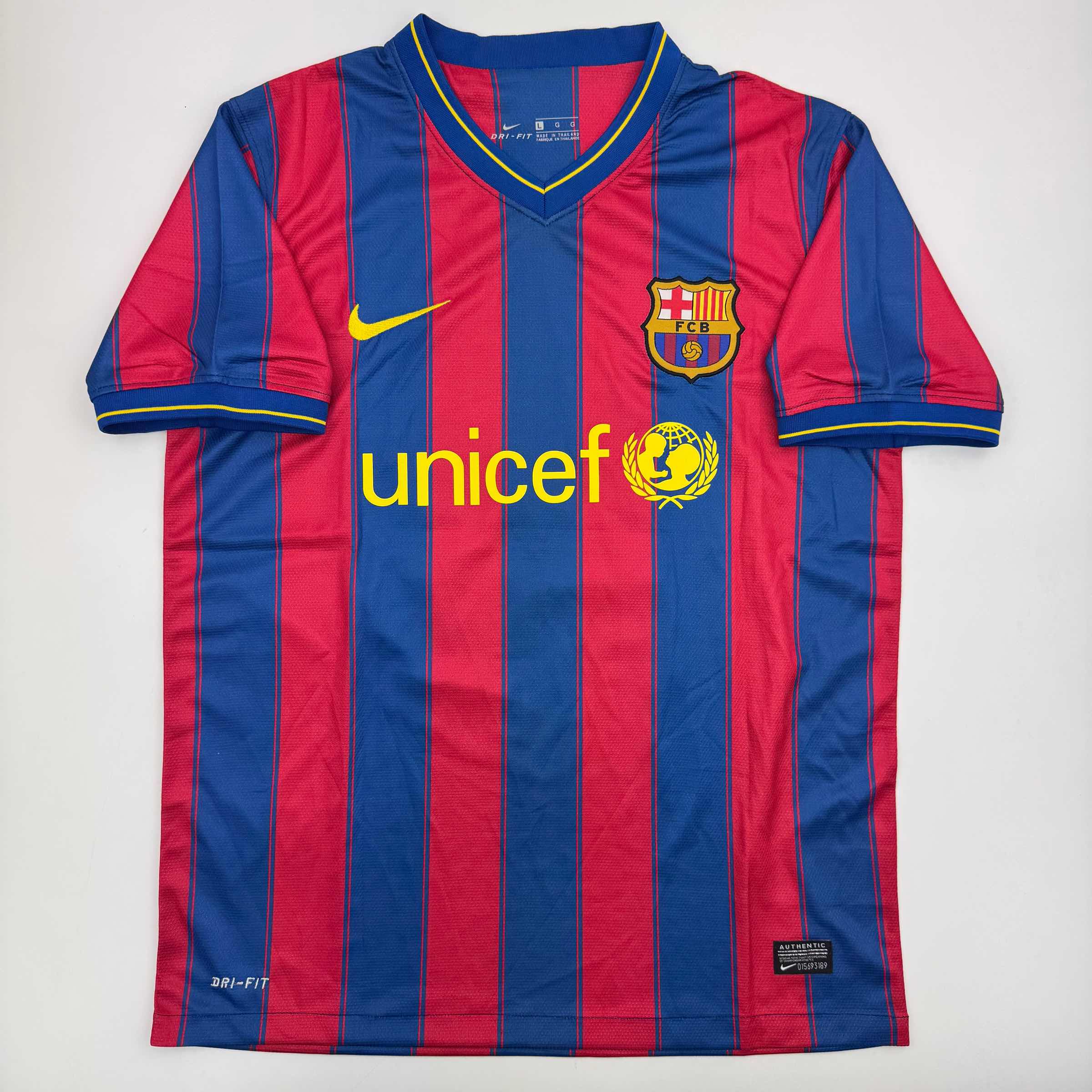 Autographed/Signed Lionel Leo Messi FC Barcelona Soccer Jersey Beckett BAS COA 4